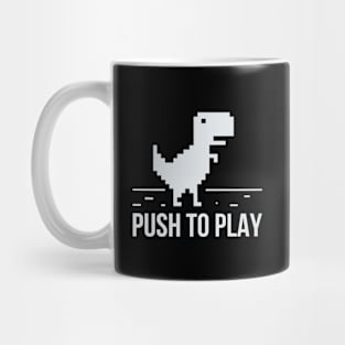 Developer Push To Play Dinosaur Mug